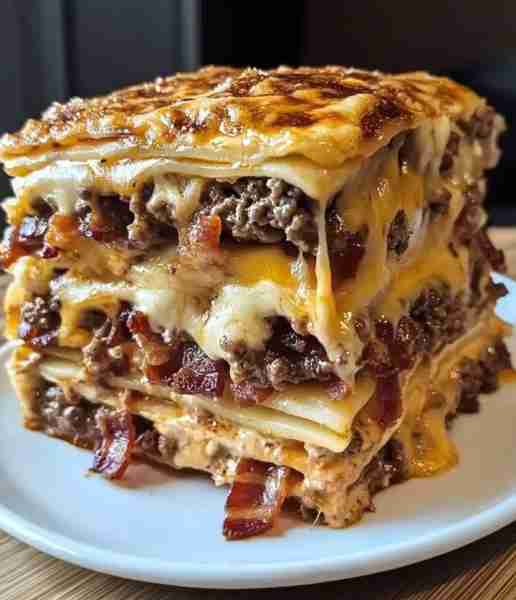 Parmesan Garlic Bacon Cheeseburger Lasagna Recipe ratings · servings Discover the rich flavors of Pa...