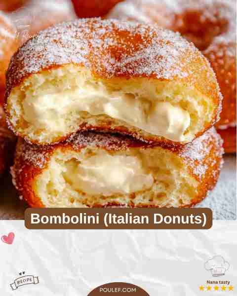 Bombolini (Italian Donuts) Ingredients: Dough: - 2¼ tsp instant yeast - ½ cup lukewarm milk 🥛 - 3...
