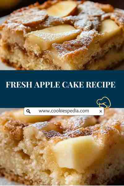 FRESH APPLE CAKE RECIPE Ingredients : 1 c vegetable oil 2 c sugar 3 eggs 3 c flour 1 tsp baking soda...