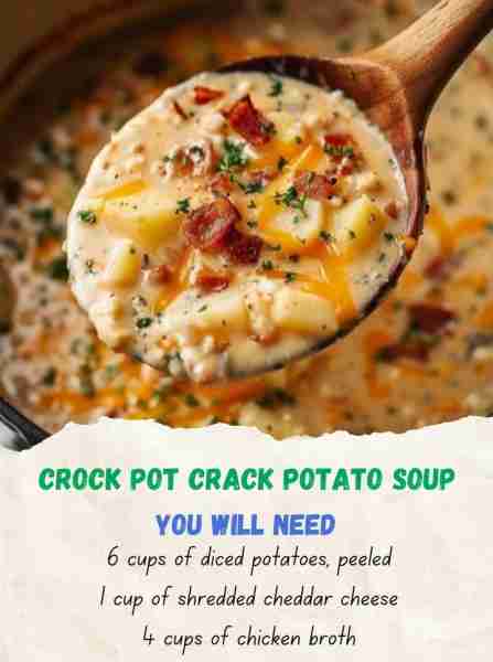 Cozy up with this Crock Pot Crack Potato Soup! It's perfect for chilly days and so easy to make. My...