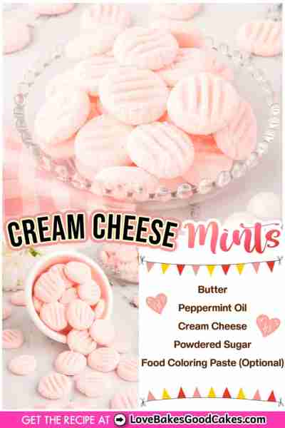 RECIPE - https://www.lovebakesgoodcakes.com/cream-cheese-mints/ Satisfy your sweet tooth cravings wi...