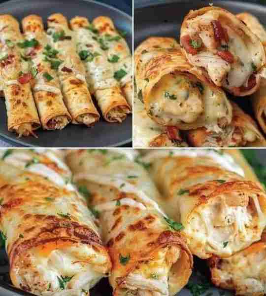 Craving a delicious snack? Try these Air Fryer Chicken Ranch Roll-Ups! Crispy, creamy, and so easy t...