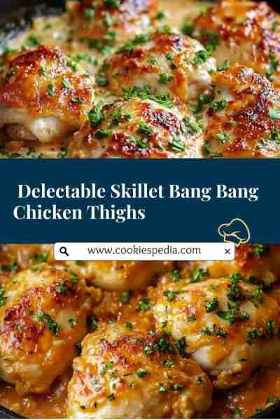 ✨🍗 Delectable Skillet Bang Bang Chicken Thighs 🍗✨ Detailed Recipe & Step By Step Instruction 📋...