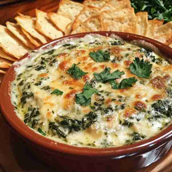 🌿 Espinaca Magic Dip 🥳 Cozy up with this delightful and creamy Espinaca Dip! 🥣 Perfect for get-to...