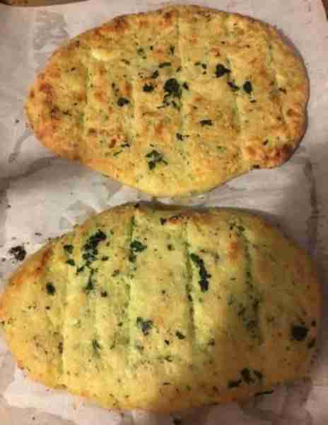Keto cheese bread. Delicious! 1 3/4 c shredded mozzarella 3/4 c almond flour 1 tsp baking powder 1 T...