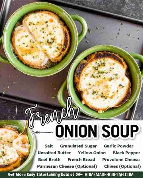 French Onion Soup! 🧅🍛🧅 ⭐RECIPE IN COMMENTS⭐ tap photo to see 📷