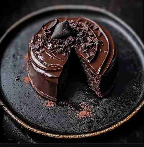 Super Moist Chocolate Cake with Rich Chocolate Ganache 😋😍 Ingredients For the Cake: • 1¾ cups all-...
