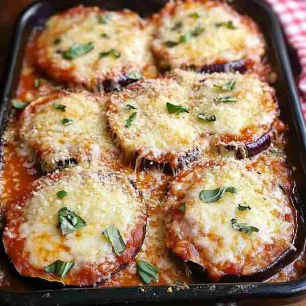 DOES ANYONE HERE ACTUALLY STILL EAT Baked Eggplant Parmesan😍 Keep following for more family-friendl...