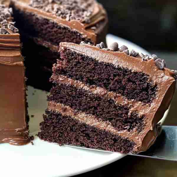 🍫 Chocolate Buttermilk Cake 🎂 Decadently rich, moist, and perfect for every chocolate lover! Ingre...