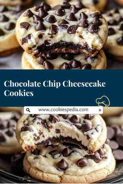 Chocolate Chip Cheesecake Cookies These rich, creamy cookies blend cheesecake and chocolate chips in...
