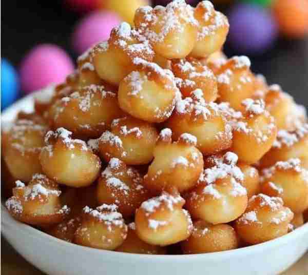 🎡🍩 Funnel Cake Bites – A Classic Fair Treat at Home! 🍩✨ Ingredients: • 1 ½ cups all-purpose flou...