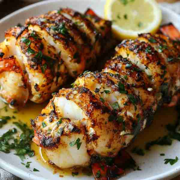 Golden Garlic Butter Lobster Tails – Restaurant-Worthy at Home! 🦞🧄✨ Servings: 2 Prep Time: 10 min...