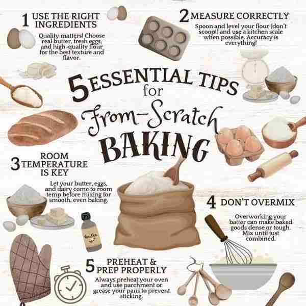 A few simple tips to make sure your recipe results are perfect!!! 👩‍🍳