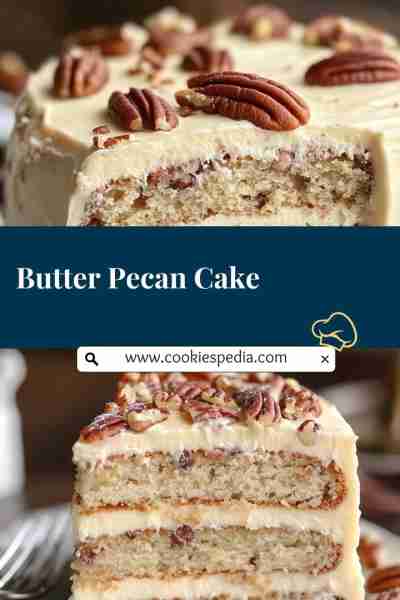 Butter Pecan Cake Ingredients: For the Cake: 1 cup (226g) unsalted butter 3 cups (333g) cake flour 1...