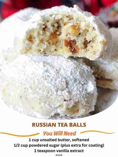 Russian Tea Balls My mom has been making these for Christmas ever since I can remember! It’s just no...