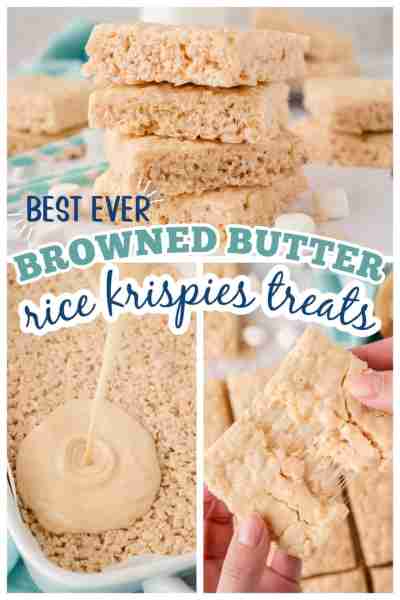 Recipe: https://www.bunsinmyoven.com/browned-butter-krispies-treats/ These Browned Butter Rice Krisp...