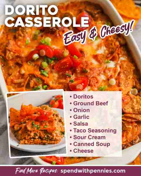 https://www.spendwithpennies.com/layered-doritos-casserole/ Comment RECIPE to get the recipe! This D...
