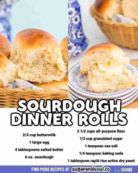 😋💛 Looking for something new to do with your sourdough discard? Check out the step-by-step recipe...