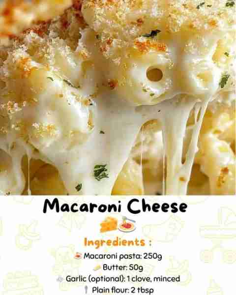 Macaroni Cheese 🧀🍝 A quintessential British comfort food, macaroni cheese is creamy, cheesy, and a...
