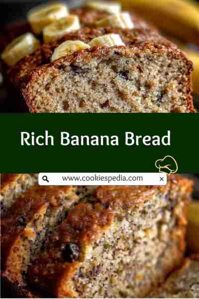 Rich Banana Bread Ingredients 1/2 cup butter, melted 1 cup white sugar 2 eggs 1 teaspoon vanilla ext...