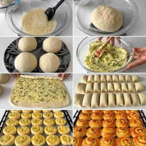 Soft Pastry Recipe 🤤 Ingredients: 1 glass of water Milk 1 glass of water 1 tablespoon yeast 1 table...