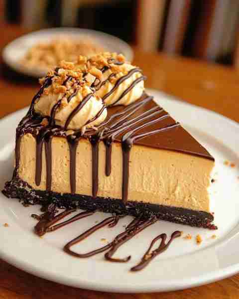 Peanut Butter Cheesecake Ingredients: - 1 1/2 cups OREO cookie crumbs - 1/2 cup unsalted butter, mel...