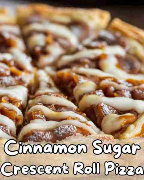 ⬇️ Cinnamon Sugar Crescent Roll Pizza 😋⬇️ Indulge in a deliciously sweet treat that combines the fl...
