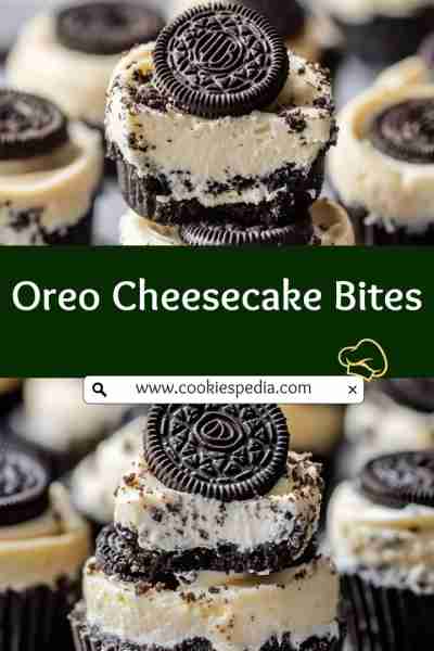 Oreo Cheesecake Bites Craving something sweet and indulgent? These Oreo Cheesecake Bites are just wh...