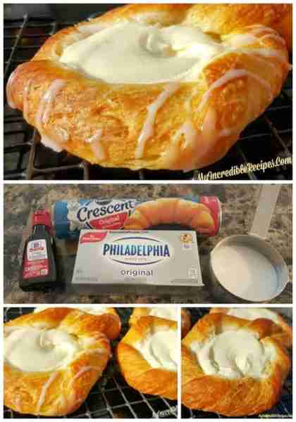 🩷 Incredible Crescent Roll Cheese Danishes! 🐰 Get the Recipe in the Comments now: ⭐ They are Heav...