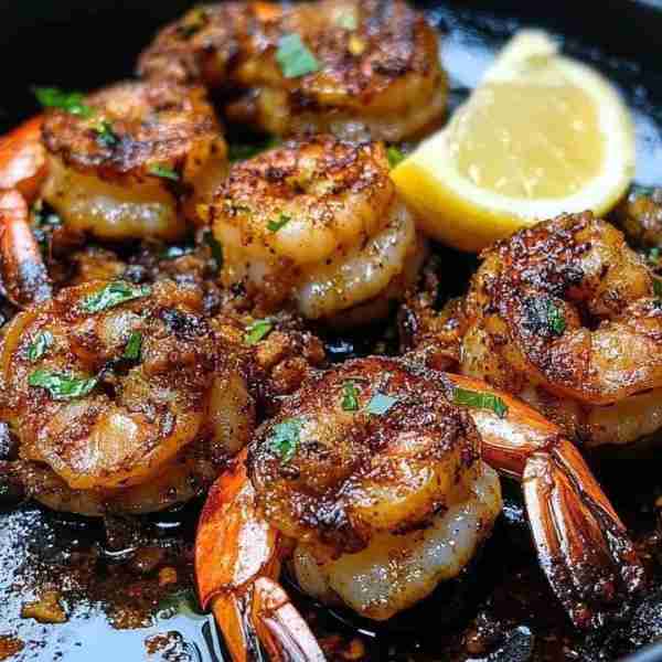 Blackened Shrimp Stuffed with Spicy Sausage Ingredients: 1 lb large shrimp, peeled and deveined (tai...