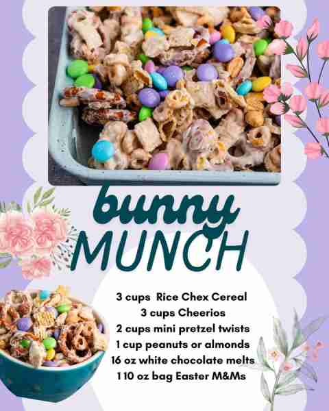 Hippity Hoppity Easter's on it's way!! And the Easter Bunny is sure gonna love this Bunny Munch! REC...