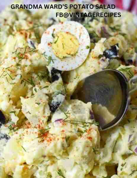 My family has to have this every #easter. GRANDMA WARD'S POTATO SALAD 3 lbs. russet potatoes (6-7 me...