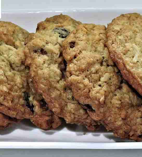 Easy Chewy Oatmeal Raisin Cookies --- Ingredients --- - 1 cup unsalted butter, softened - 1 cup brow...