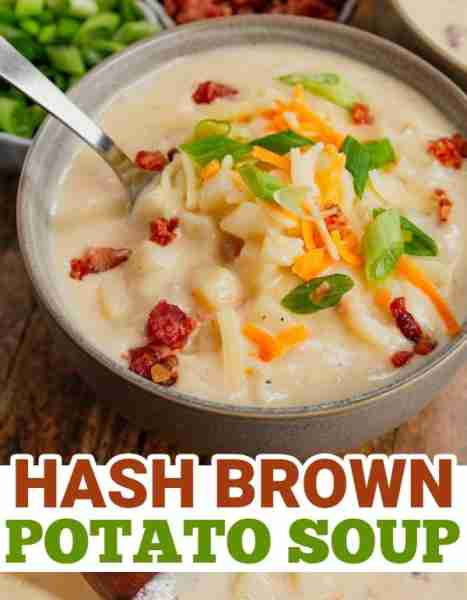Hash Brown Potato Soup! Recipe in the Comments