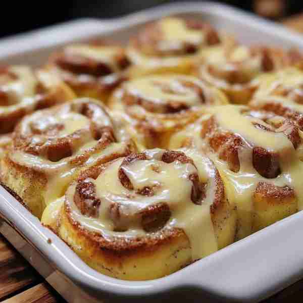 Banana Bread Cinnamon Rolls Ingredients: For the Dough: 1 cup warm milk (110°F) 2¼ teaspoons active...