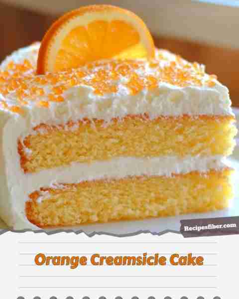 Orange Creamsicle Cake 🍊🍰 Delightful and refreshing cake perfect for any occasion! 📋 Ingredient...