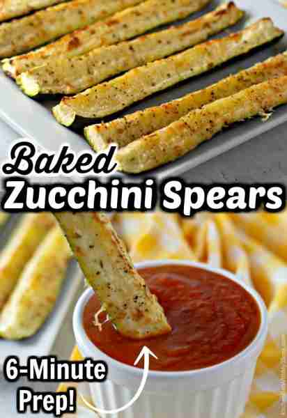BAKED ZUCCHINI SPEARS - So Good! >>Ingredients<< ▢zucchini ▢garlic ▢olive oil ▢oregano ▢salt ▢black...