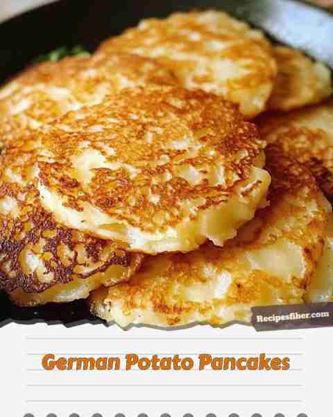 German Potato Pancakes 🥔🥞 Delicious and crispy potato pancakes that are perfect for any meal! 📋...