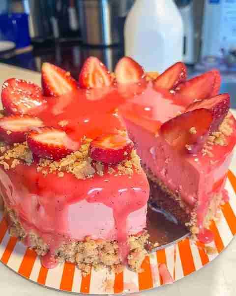 Strawberry Cream Cheese Crunch Pound Cake Ingredients For the Strawberry Pound Cake: 3 cups all-purp...