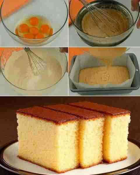 I WILLL STOP POSTING MAYBE IF THERE IS NO REACTIONS IN THIS POST CASTELLA CAKE Ingredients: 4 medium...