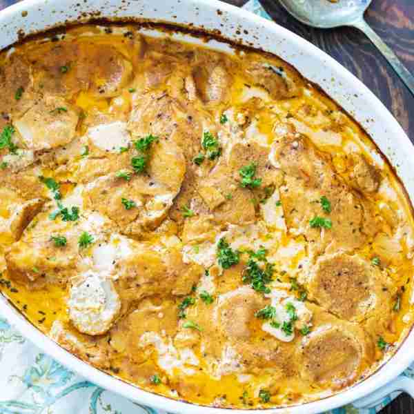 Chicken Paprikash- chicken tenderloins bake up tender and juicy in a creamy paprika flavored sauce....