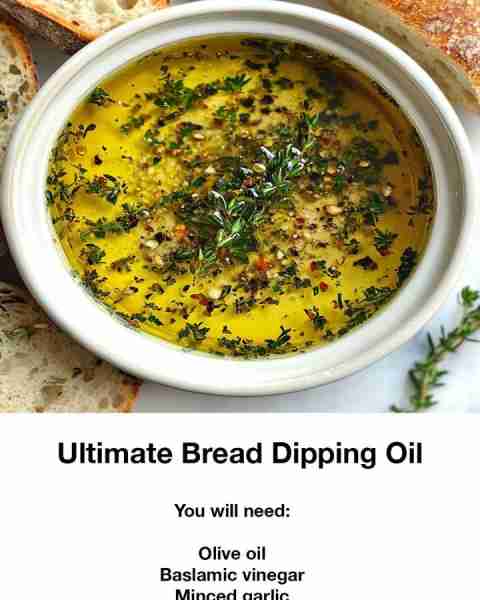 This is the only Bread Dipping Oil recipe you'll need. Full recipe 👇 💬