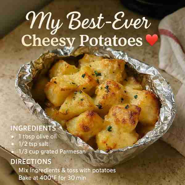 🧄 My Best-Ever Cheesy Potatoes - Don't LOSE this Recipe 😋 Ingredients: 1 tbsp olive oil 1/2 tsp sa...