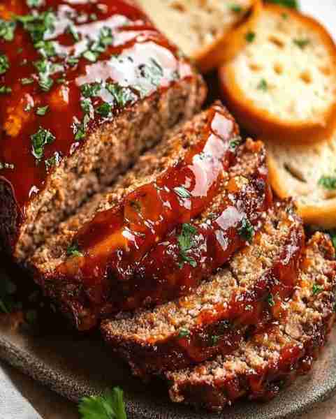 🍽️ Lipton Onion Soup Meatloaf Recipe – Easy Savory Dinner 🍖 Ingredients: 2 pounds ground beef (pref...