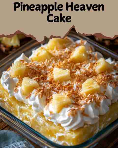 🍍✨ Pineapple Heaven Cake – Fluffy, Fruity, and Fabulous! 🎂🌈 This cake is what dessert dreams are...