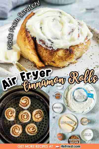 RECIPE: https://airfried.com/how-to-make-cinnamon-rolls-in-the-air-fryer/ Indulge in the sweet and g...