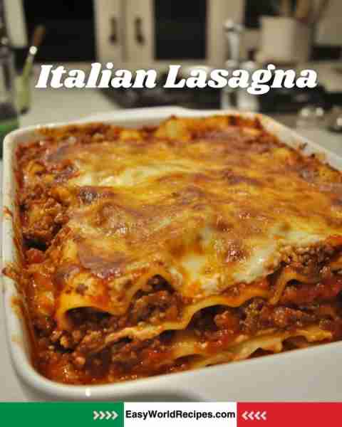 Classic Italian Lasagna 🧄 Rich layers of pasta, meat, and cheese 🇮🇹🍖🔥 recipe in the сoммεητs ⬇