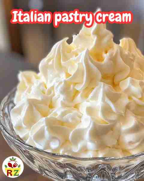 🍰 Italian Pastry Cream Ingredients: 2 cups whole milk 1/2 cup granulated sugar 1 vanilla bean (or 1...