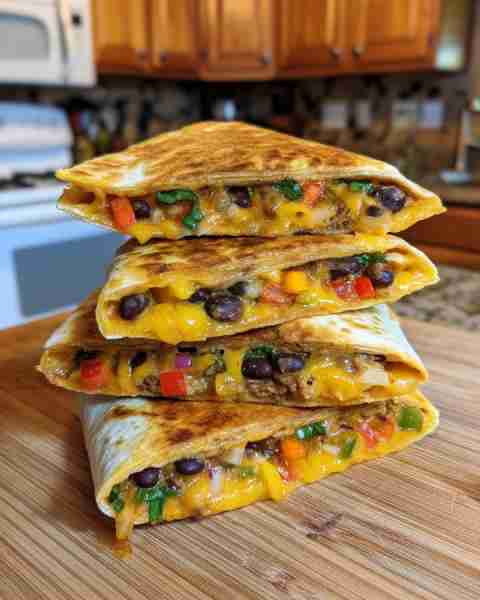 Amazing Dairy-Free Black Bean Quesadillas & Homemade Cashew Queso 🧀 Ingredients: For the Cashew Que...