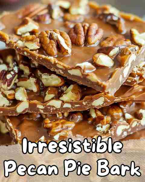 ⬇️ Irresistible Pecan Pie Bark 😋⬇️ This delectable pecan pie bark combines the richness of caramel...